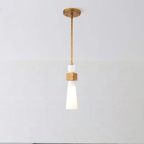 Elstead - Полилей на тръба KRISTY 1xE27/40W/230V Ø 15,2 см меден