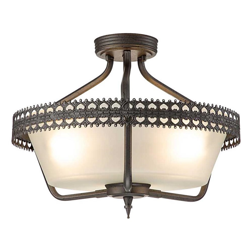 Elstead - Полилей за повърхностен монтаж CROWN 3xE27/60W/230V