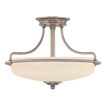 Elstead - Полилей за повърхностен монтаж GRIFFIN 3xE27/100W/230V лъскав хром