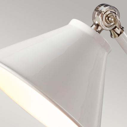 Elstead - Настолна лампа PROVENCE ELEMENT 1xE27/60W/230V бял
