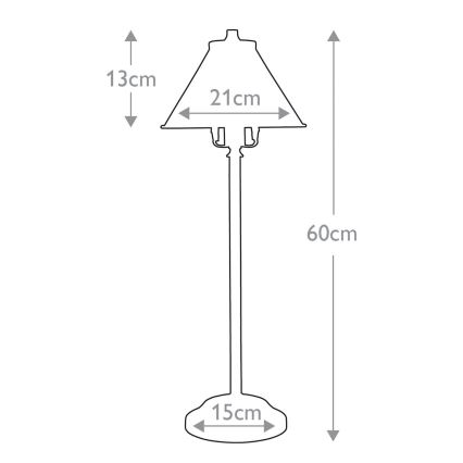 Elstead PV-SL-AB - LED Настолна лампа PROVENCE 1xE14/4W/230V