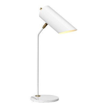 Elstead QUINTO-TL-WAB - Настолна лампа QUINTO 1xE27/8W/230V бяла