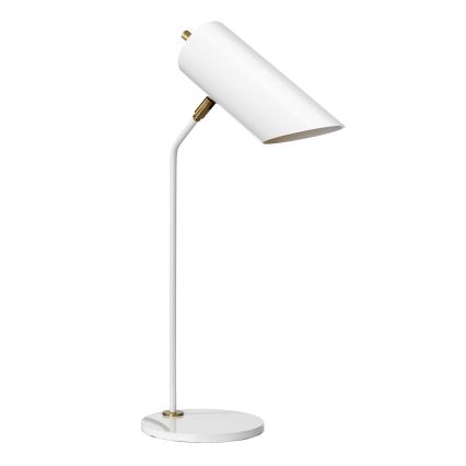 Elstead QUINTO-TL-WAB - Настолна лампа QUINTO 1xE27/8W/230V бяла