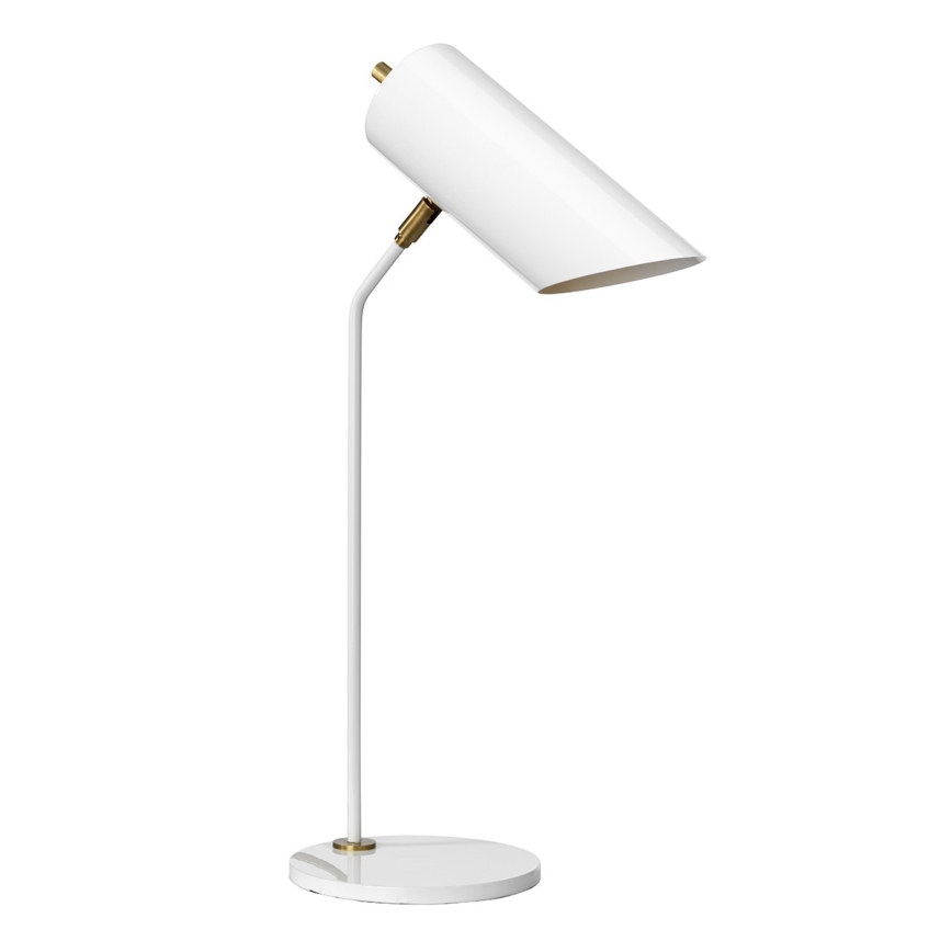 Elstead QUINTO-TL-WAB - Настолна лампа QUINTO 1xE27/8W/230V бяла