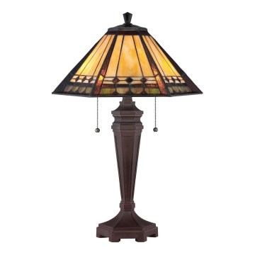 Elstead QZ-ARDEN-TL - Настолна лампа ALCOTT 2xE27/60W/230V