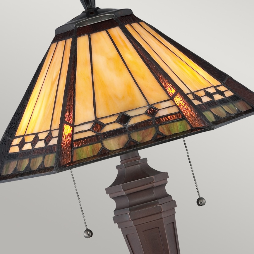 Elstead QZ-ARDEN-TL - Настолна лампа ALCOTT 2xE27/60W/230V