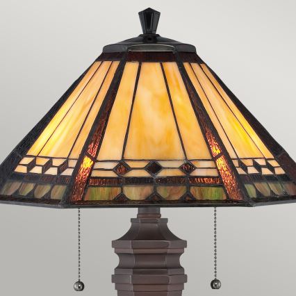 Elstead QZ-ARDEN-TL - Настолна лампа ALCOTT 2xE27/60W/230V