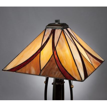 Elstead - Настолна лампа Tiffany ASHEVILLE 2xE27/60W/230V