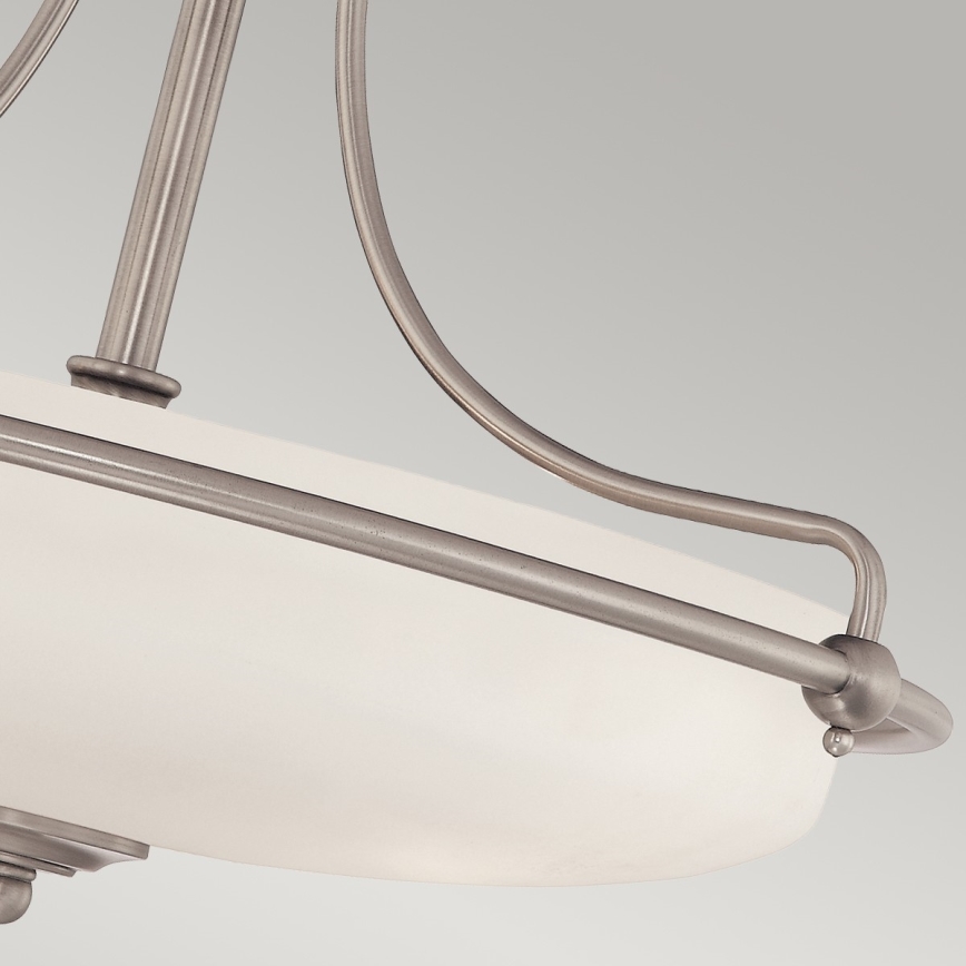 Elstead - Полилей за повърхностен монтаж GRIFFIN 4xE27/100W/230V матов хром