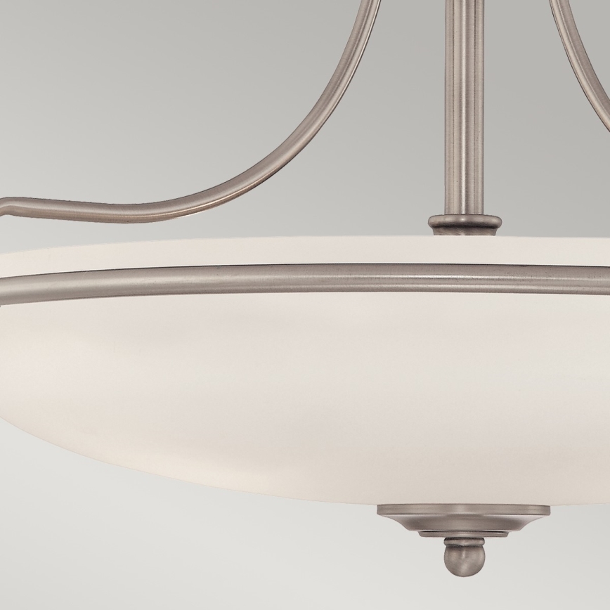 Elstead - Полилей за повърхностен монтаж GRIFFIN 4xE27/100W/230V матов хром