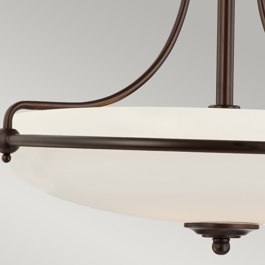 Elstead - Полилей за повърхностен монтаж GRIFFIN 4xE27/100W/230V бронзов