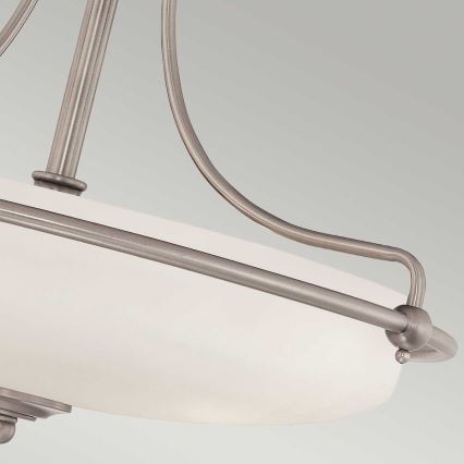 Elstead - Полилей за повърхностен монтаж GRIFFIN 3xE27/100W/230V матов хром