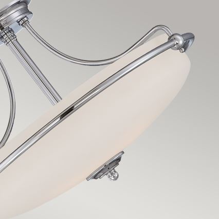 Elstead - Полилей за повърхностен монтаж GRIFFIN 3xE27/100W/230V лъскав хром