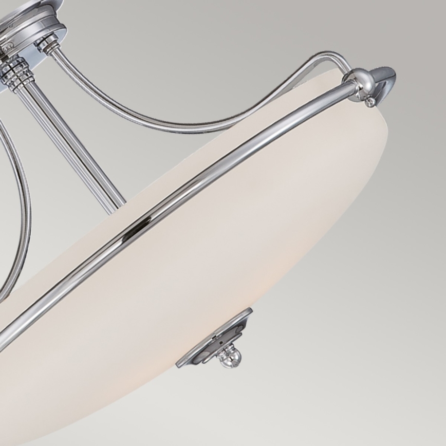 Elstead - Полилей за повърхностен монтаж GRIFFIN 3xE27/100W/230V лъскав хром