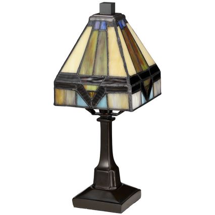 Elstead QZ-HOLMES-TL - Настолна лампа HOLMES 1xE14/25W/230V
