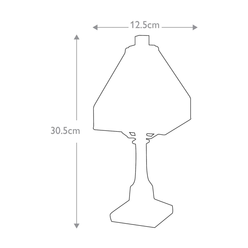 Elstead QZ-HOLMES-TL - Настолна лампа HOLMES 1xE14/25W/230V