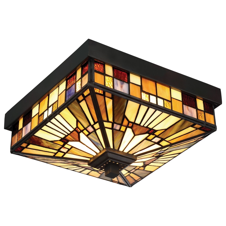 Elstead QZ-INGLENOOK-F - Екстериорна лампа INGLENOOK 2xE27/60W/230V IP44