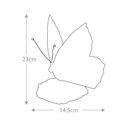Elstead QZ-OBUTTERFLY-TL - LED Декоративна лампа TIFFANY 1xG9/3W/12/230V пеперуда