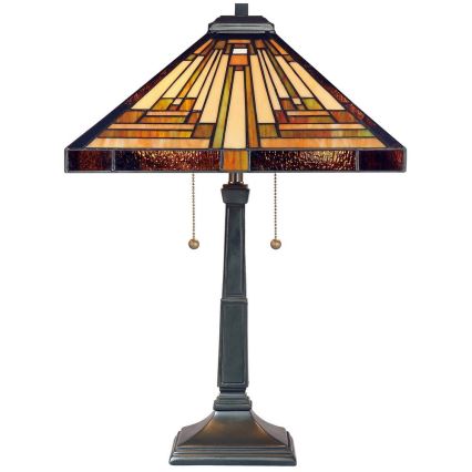 Elstead QZ-STEPHEN-TL - Настолна лампа STEPHEN 2xE27/60W/230V
