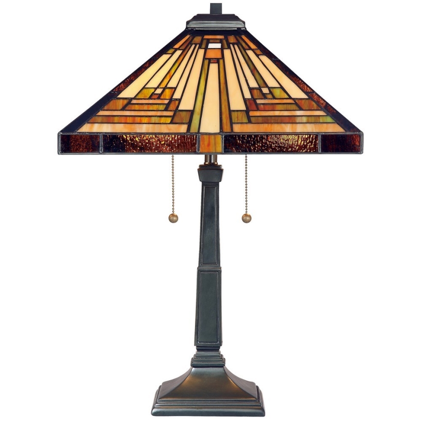 Elstead QZ-STEPHEN-TL - Настолна лампа STEPHEN 2xE27/60W/230V