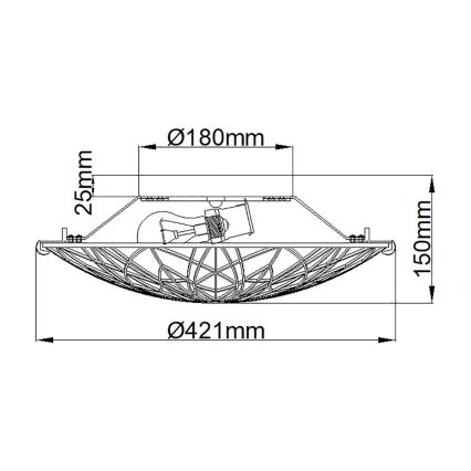 Elstead QZ-VICTORY-SF - Лампа VICTORY 2xE27/60W/230V