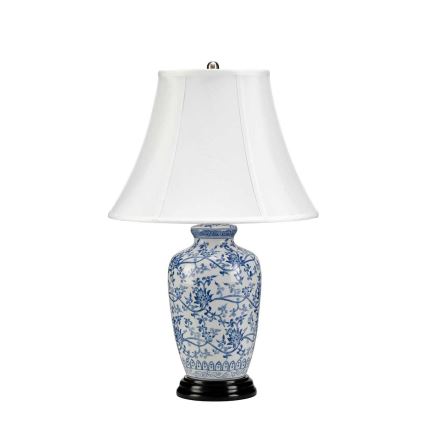 Elstead - Настолна лампа СИН GINGER JAR 1xE27/60W/230V
