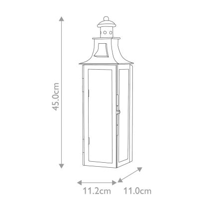 Elstead - Екстериорен аплик STOW 1xE14/60W/230V IP44