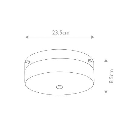 Elstead - LED таванно осветително тяло за баня TAMAR 1xGX53/5,7W/230V IP44 лъскав хром