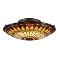 Elstead - Таванно осветително тяло Tiffany WEST 2xE27/75W/230V