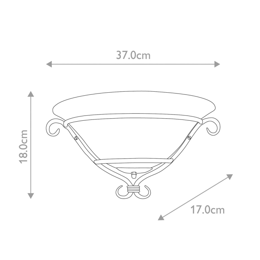 Elstead - Аплик TORCHIERE 1xE27/60W/230V