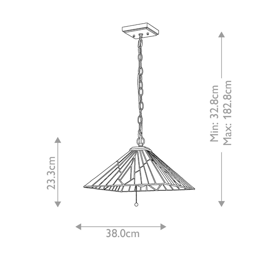 Elstead - Пендел ALDERLEY 2xE27/60W/230V