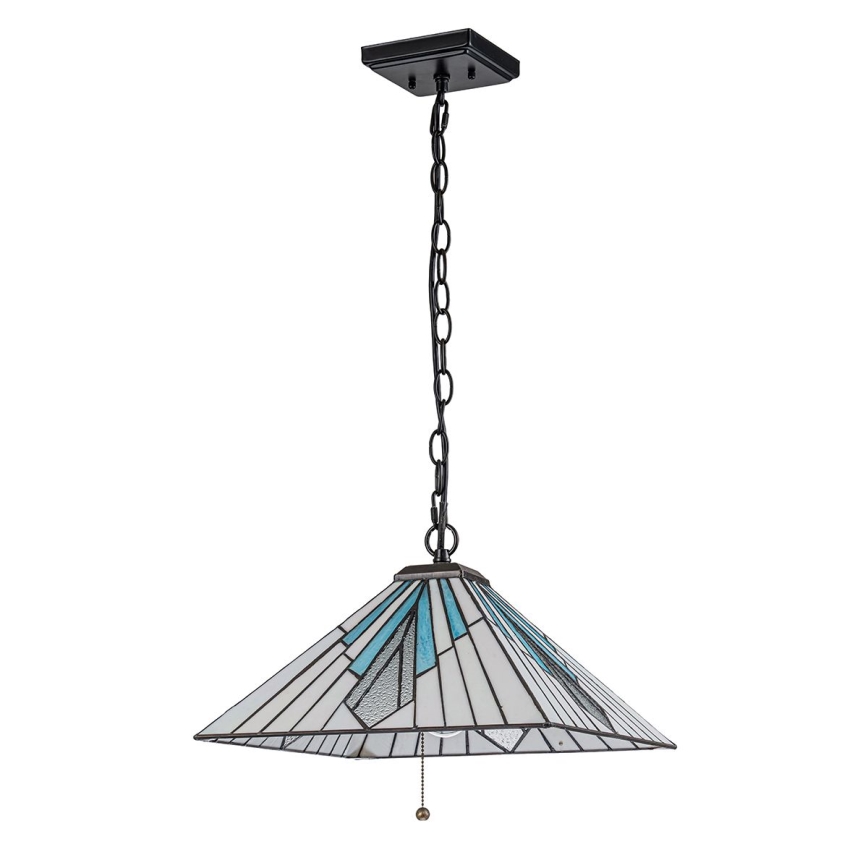 Elstead - Полилей на верига Tiffany ALDERLEY 1xE27/60W/230V