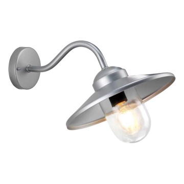 Elstead - Външна стенна лампа KLAMPENBORG 1xE27/60W/230V IP44 матов хром