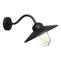 Elstead - Външно осветително тяло KLAMPENBORG 1xE27/60W/230V IP44 черно