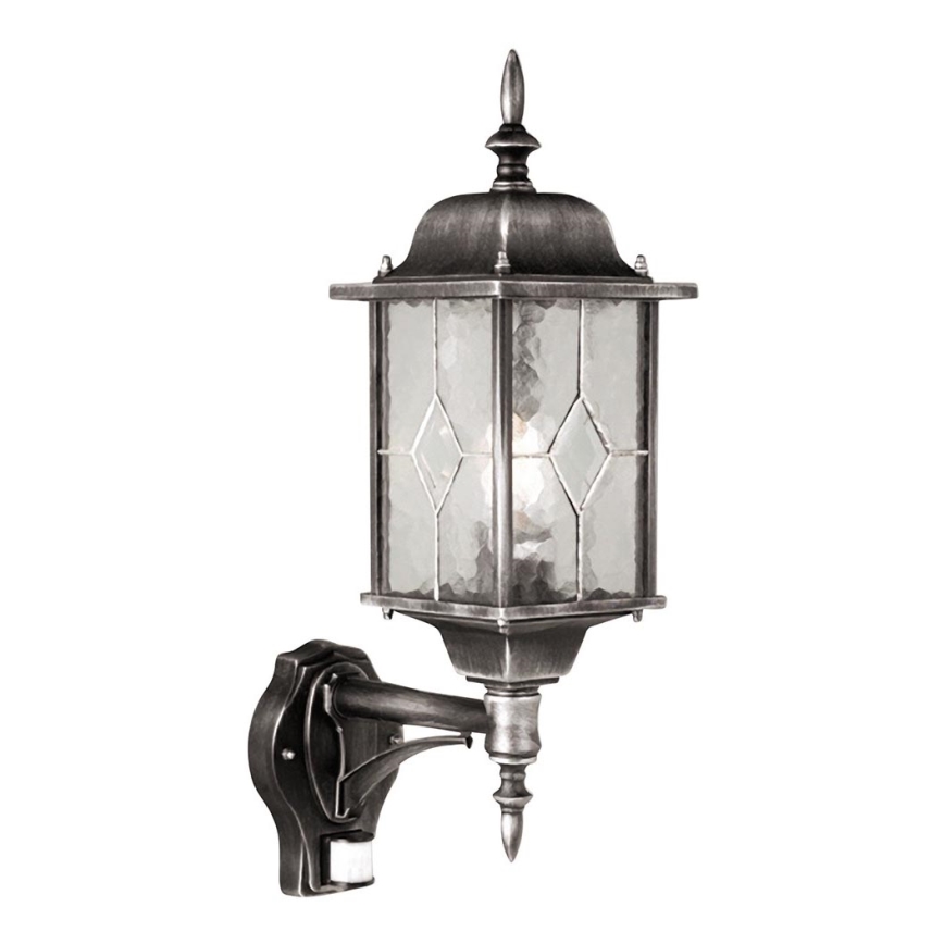Elstead WX1-PIR - Екстериорен аплик със сензор WEXFORD 1xE27/100W/230V IP44