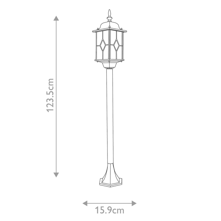 Elstead WX4 - Екстериорна лампа WEXFORD 1xE27/100W/230V IP44