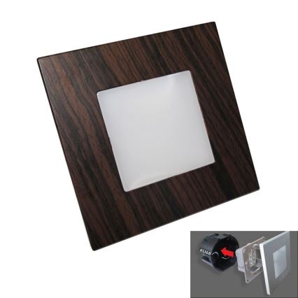 Emithor 48306 - LED Лампа за ориентация STEP LIGHT 16xLED/1W/230V