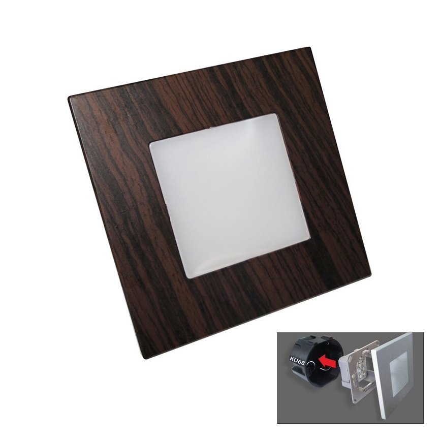 Emithor 48306 - LED Лампа за ориентация STEP LIGHT 16xLED/1W/230V