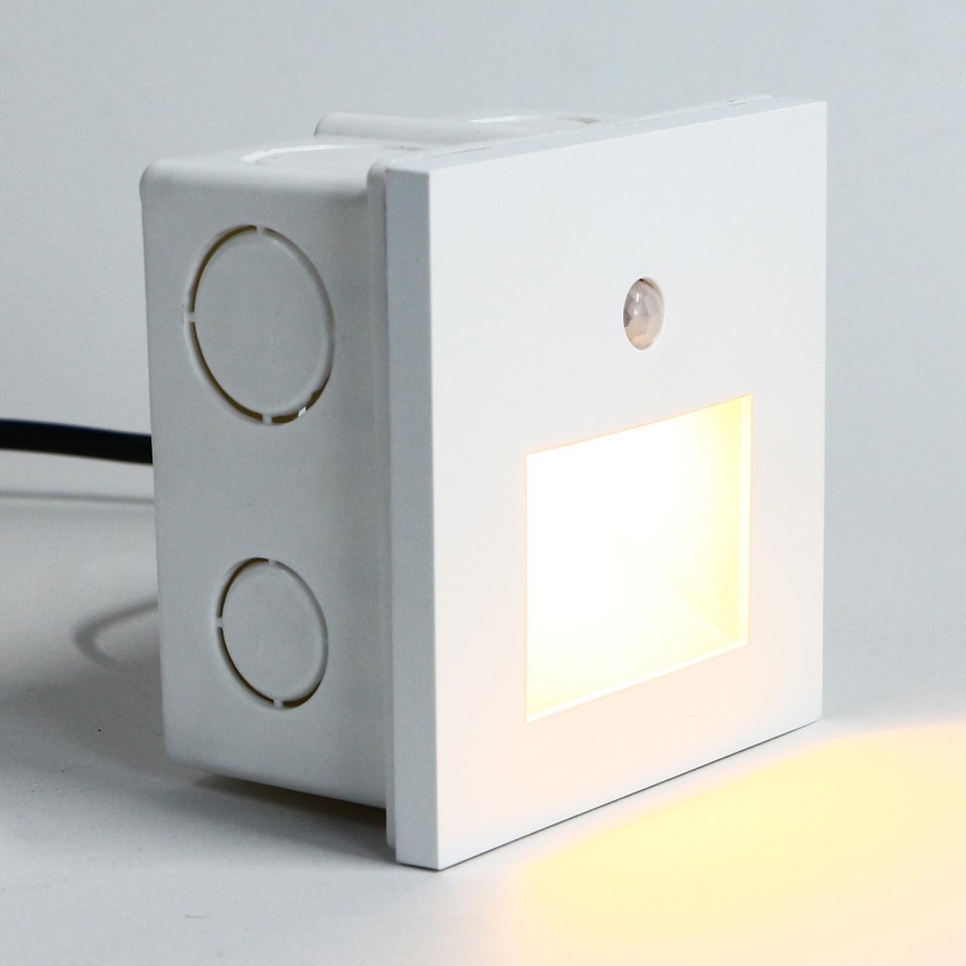 Emithor 70414 - LED Лампа за стълбище със сензор SUNNY LED/1W/230V 4000K бяла