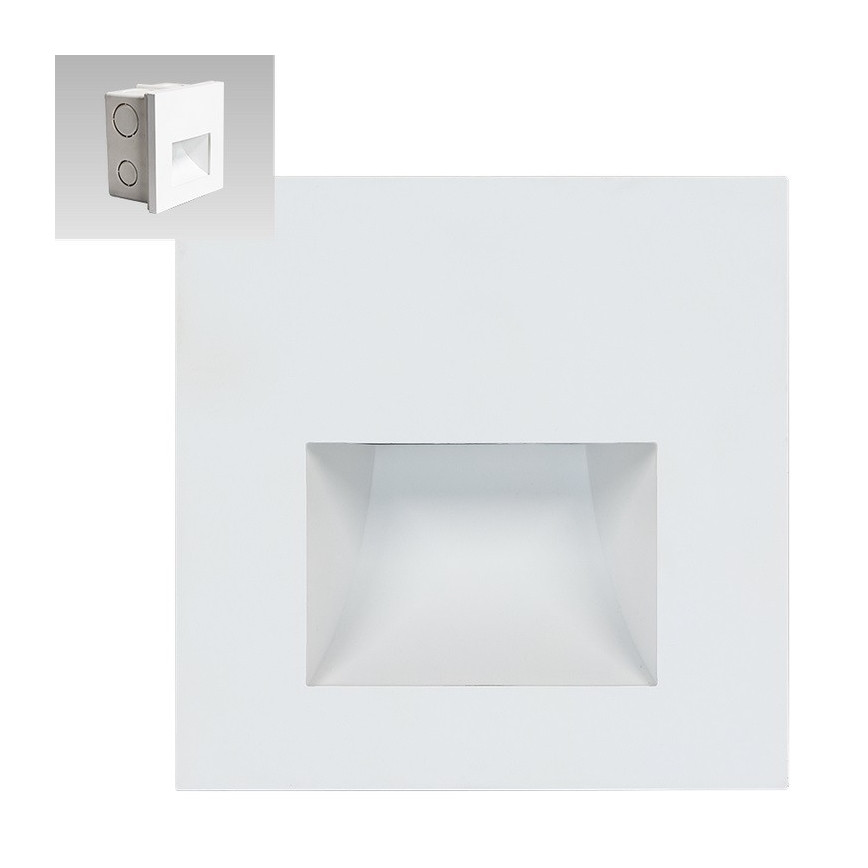Emithor 70415 - LED Лампа за стълбище SUNNY LED/1W/230V 4000K бял