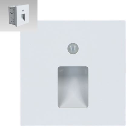 Emithor 70420 - LED Лампа за стълбище със сензор VIX LED/1W/230V 4000K бяла