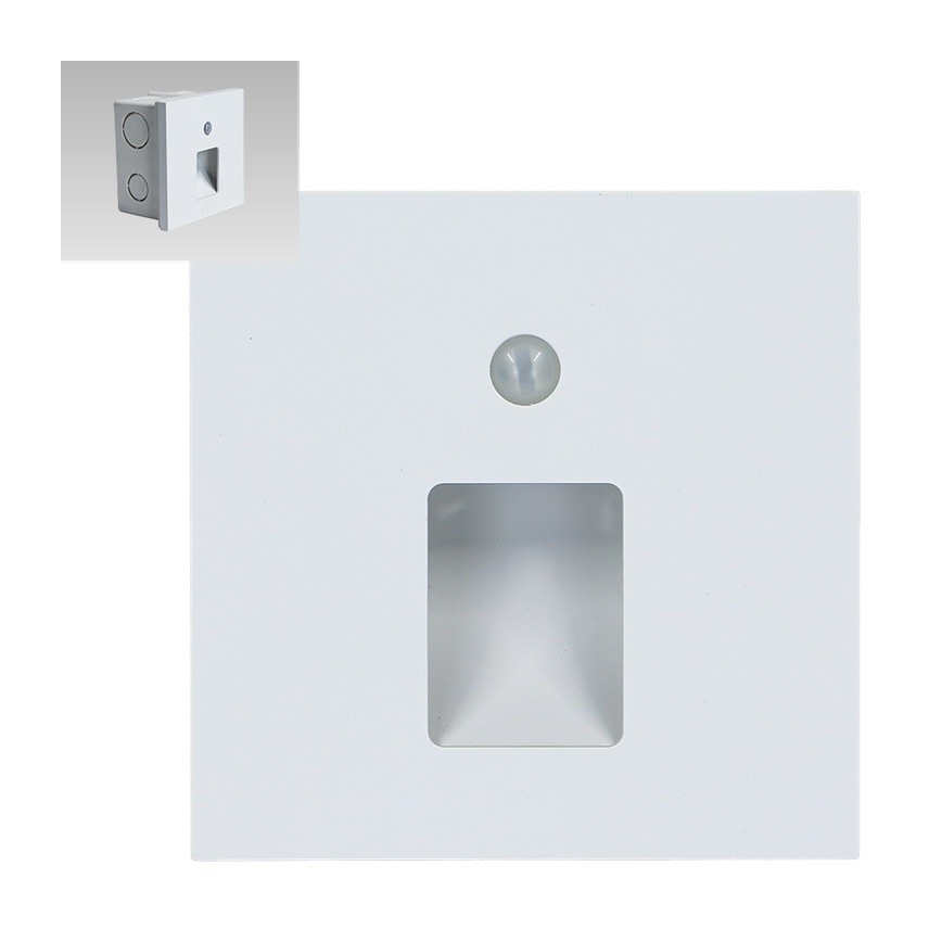 Emithor 70420 - LED Лампа за стълбище със сензор VIX LED/1W/230V 4000K бяла