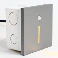 Emithor 70428 - LED осветително тяло за стълби с сензор LINE LED/1W/230V 4000K сиво