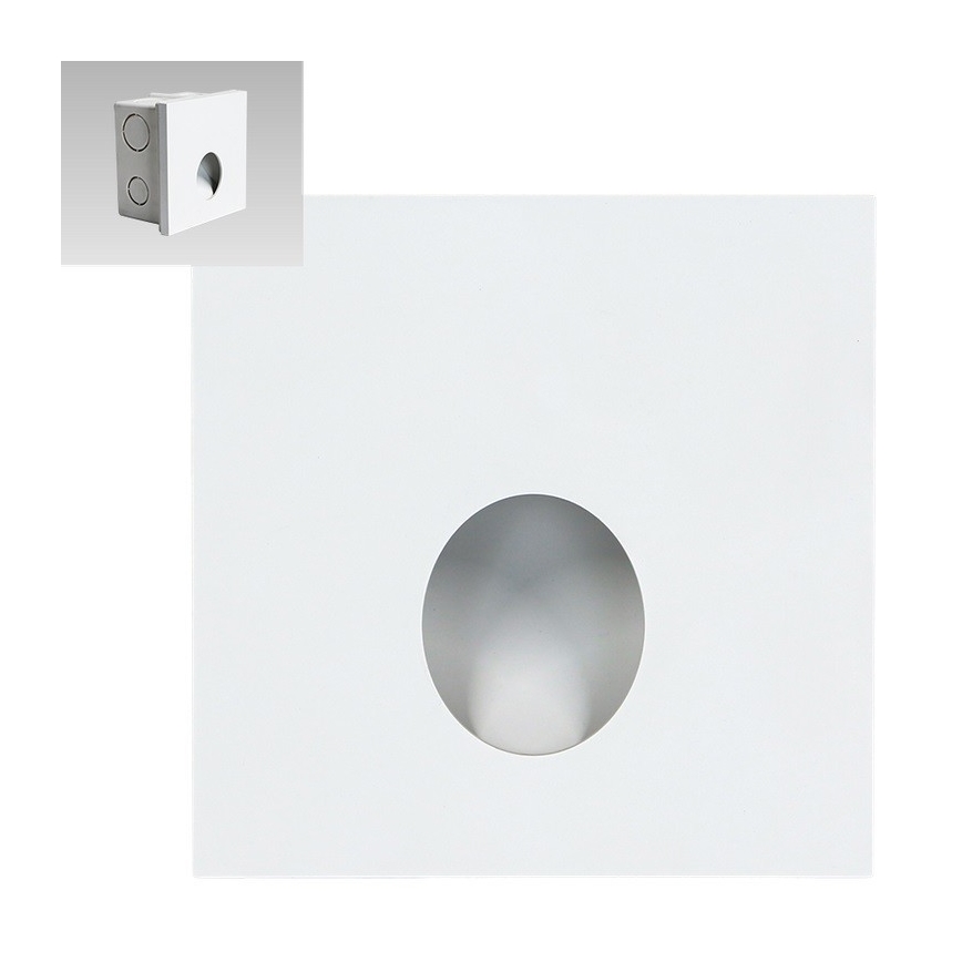 Emithor 70433 - LED Лампа за стълбище OLIVE LED/1W/230V 4000K бяла