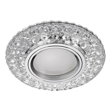 Emithor 71095 - LED вградено осветително тяло ELEGANT GLASS FIX 1xGU10/50W + LED/3W ЛЕНТА