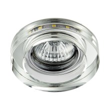 Emithor 71104 - LED Лампа за окачен таван ELEGANT DOUBLE LIGHT GU10/50W + LED/3W STRIPE
