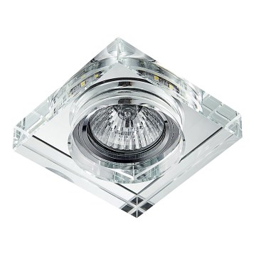 Emithor 71105 - LED вградено осветително тяло ELEGANT DOUBLE LIGHT 1xGU10/50W + LED/3W ЛЕНТА