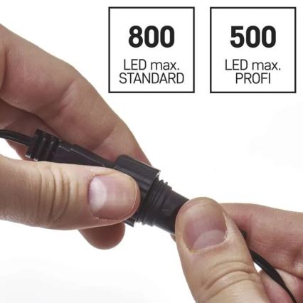 Източник на захранване за connection of Коледа лампи 230V IP44 + дистанционно управление