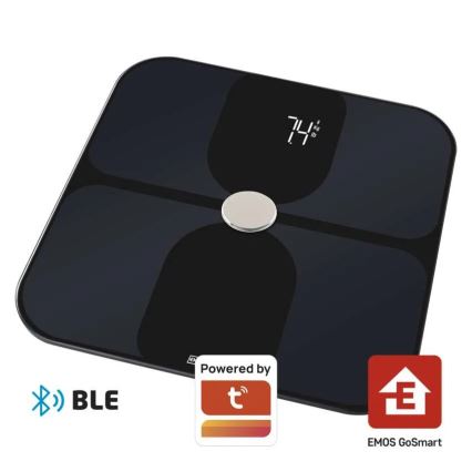 Интелигентна персонална везна GoSmart 3xAAA Tuya
