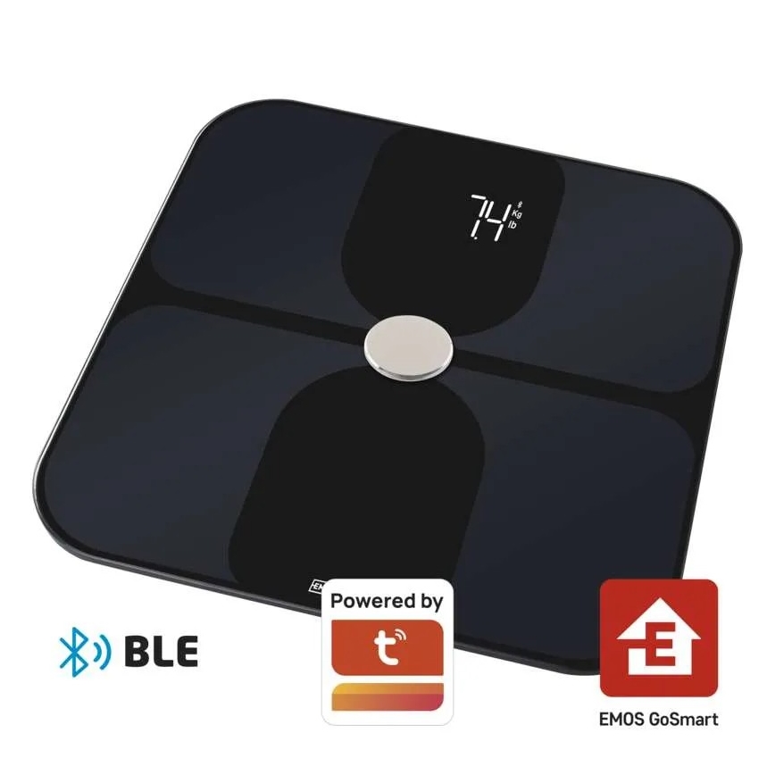 Интелигентна персонална везна GoSmart 3xAAA Tuya